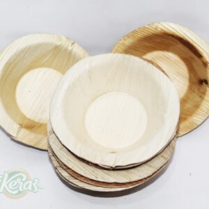 Details about   10" Round Shape Platter Made With Tropical Areca Palm leaf 100% Natural